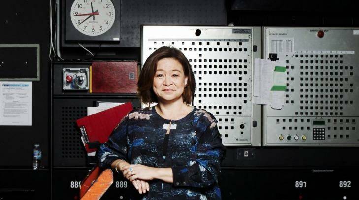 Newly appointed ABC managing director Michelle Guthrie in the ABC studios, Ultimo, Sydney.  Photo: Peter Braig