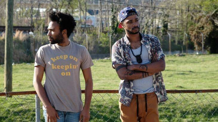 Donald Glover and Keith Stanfield in Atlanta. Photo: FX