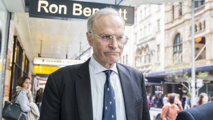 Dyson Heydon is facing calls to stand aside as head of the trade unions royal commission. Photo: Anna Kucera