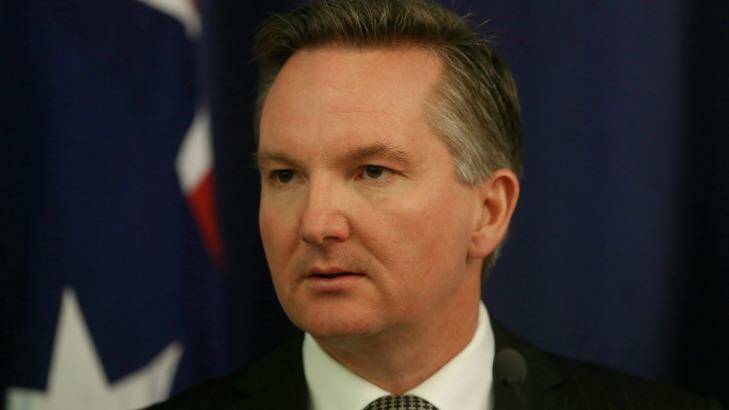 Shadow treasurer Chris Bowen says, 'calmly and soberly', that housing affordability is at 'crisis levels'.  Photo: Alex Ellinghausen