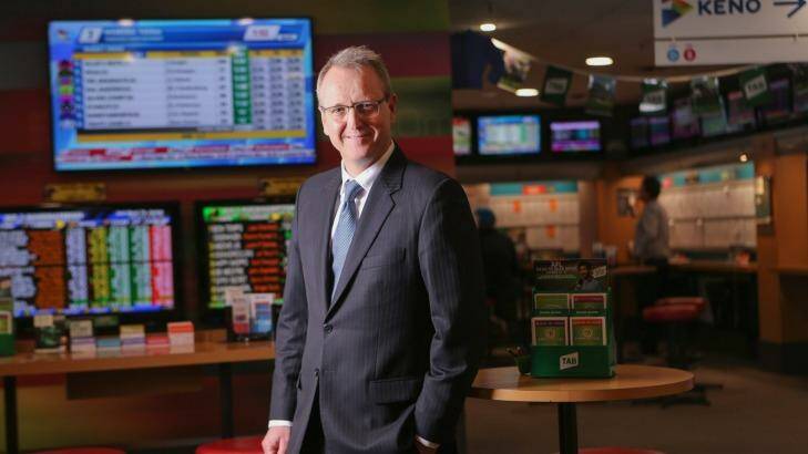 Tabcorp CEO David Attenborough says the company has "raised the bar" on compliance in the past year.  Photo: Wayne Taylor