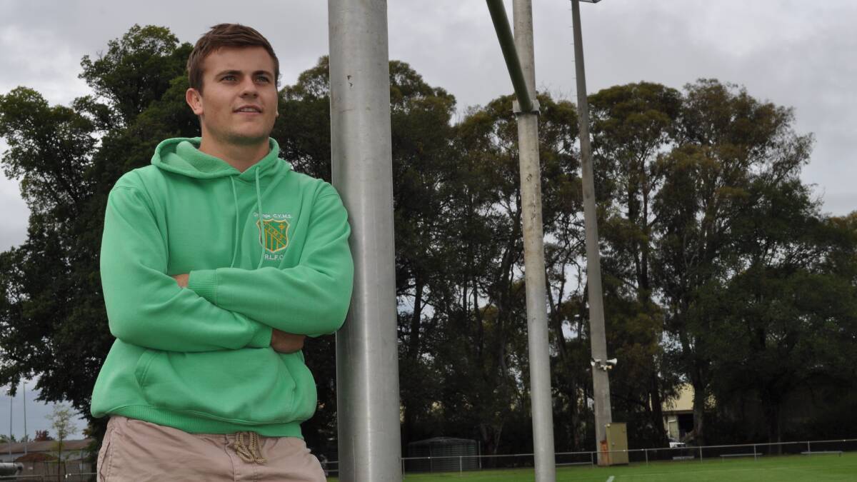 KING FOR A DAY: Matt Penny is looking forward to playing alongside former NRL star Matt King in tomorrow’s derby clash with Orange Hawks. Photo: NICK McGRATH    0404nmpenny
