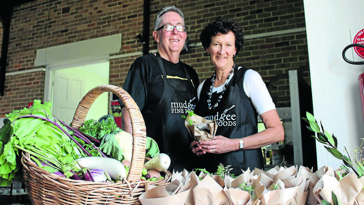 MUDGEE: It was a feast for the tastebuds on Saturday when Mudgee Fine Food held their first Local Lunch event at St John’s Hall. Liz and Ross Mayberry from Mudgee Fine Foods greeted guests at the Local Lunch on Saturday.