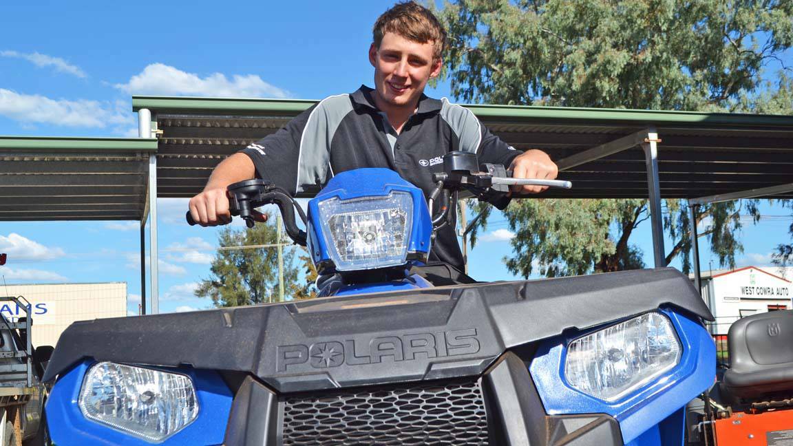 COWRA: It's a tough life being an apprentice, but for Alex Rotzler, all of his hard work has just paid off. Mr Rotzler recently took out the Ulysses Club Motorcycle Apprentice of the Year award in the ACT / NSW zone.