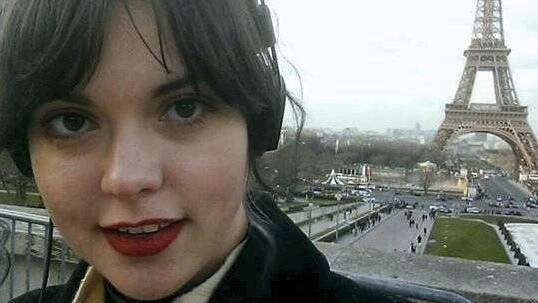 Emma Grace Parkinson, 19, suffered multiple gun shot wounds to her hip in Paris. 