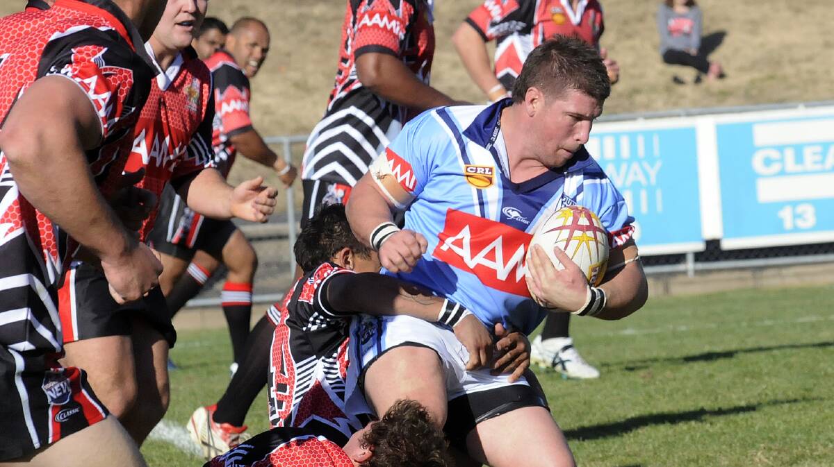 CHANGING COLOURS: Orange's Todd Barrow, pictured playing for Group 10 at his new home ground of Carrington Park, has signed on to player-coach with Bathurst Panthers in 2015.