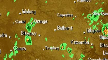 CURRENT RADAR: Weatherzone are now predicting an 80 per cent chance to rain this afternoon. 