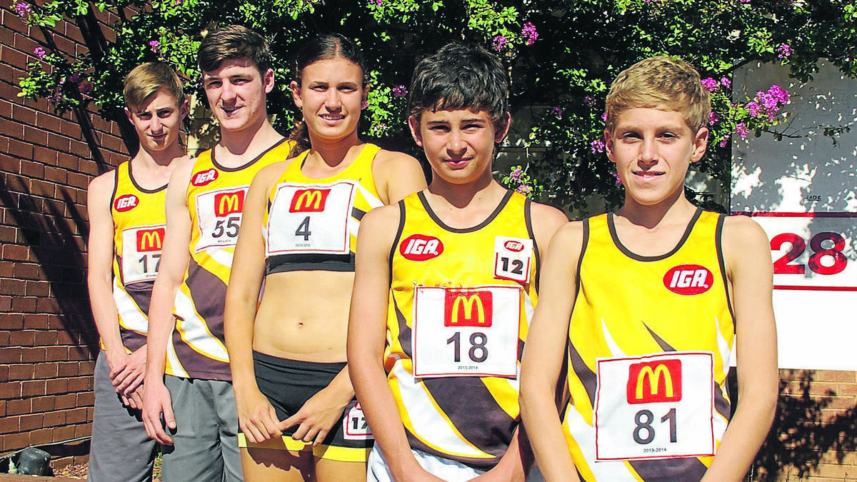 FORBES: Hayden Page, Dylan Gunn, Jessica Pascoe, Jade Page and Callum Ward are competing at Olympic Park this weekend.