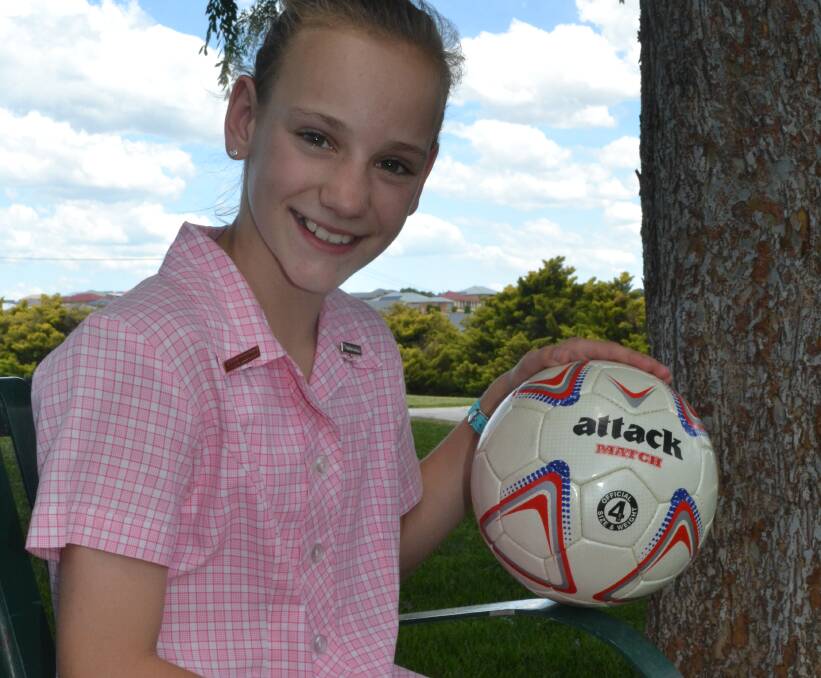 Cushla Rue - Represented NSW at the Pacific School Games in soccer. The talented all-rounders' efforts there came after runs with Polding in athletics and touch football.