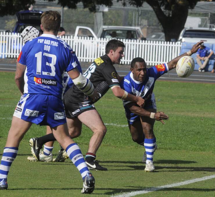 SAINTS ON A SURGE: Benjamin John and his fellow Saints want to continue their strong run of form in Group 10 premier league when they take on Lithgow Workies tomorrow. Photo: CHRIS SEABROOK 	042416cbenji
