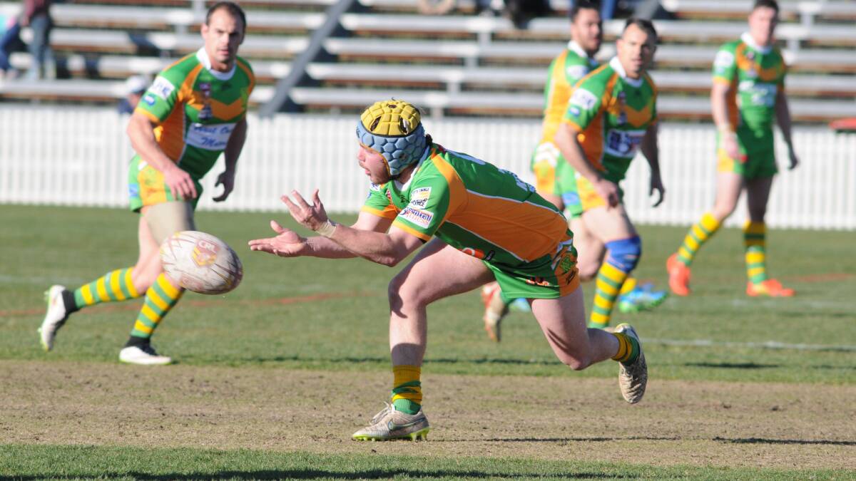 SNOW WAY: Orange CYMS hooker Sam Hill said his side is deadset on bouncing back this weekend, unless it snows again. Photo: JUDE KEOGH 0705cyms2
