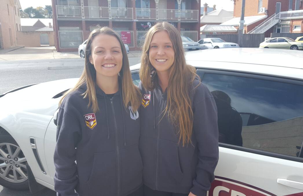 BIRD IS THE WORD: Blayney's Olivia Bird and Sophie Stammers are looking forward to the league tag Country Championships. Photo: CONTRIBUTED