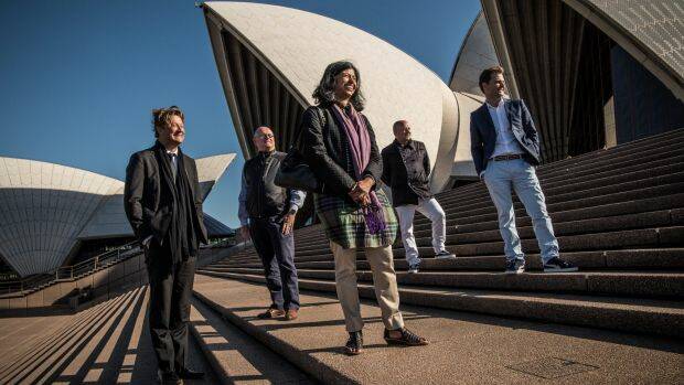 Judges for the World Design Capital 2020 with members of Sydney's bid team at the Sydney Opera House in July. Photo: Wolter Peeters
