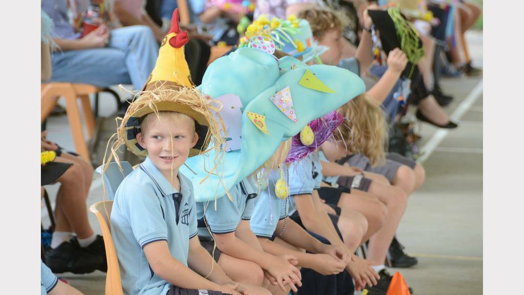 The Easter hat parade at Tinonee. Pic: Manning River Times