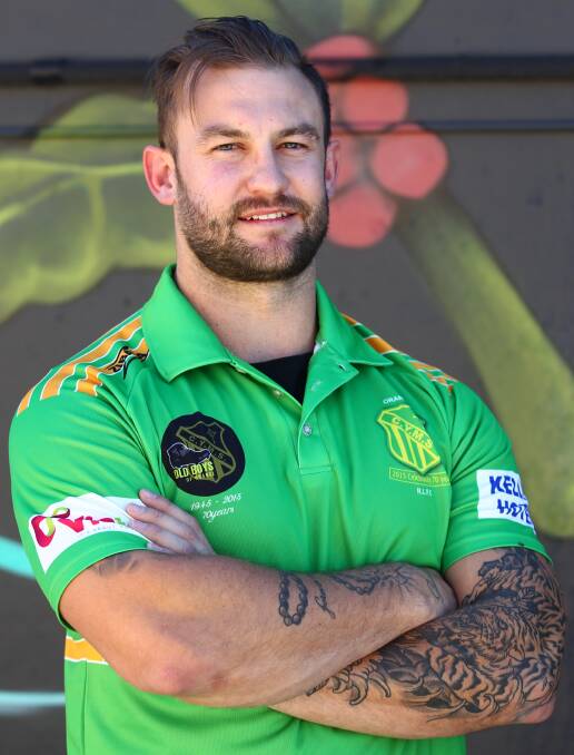 GREEN AND GOLD COUP: Former Orange Hawks captain-coach Brock McGarity has signed with CYMS for the 2016 Group 10 season. Photo: PHIL BLATCH 									    1125pbcymms1
