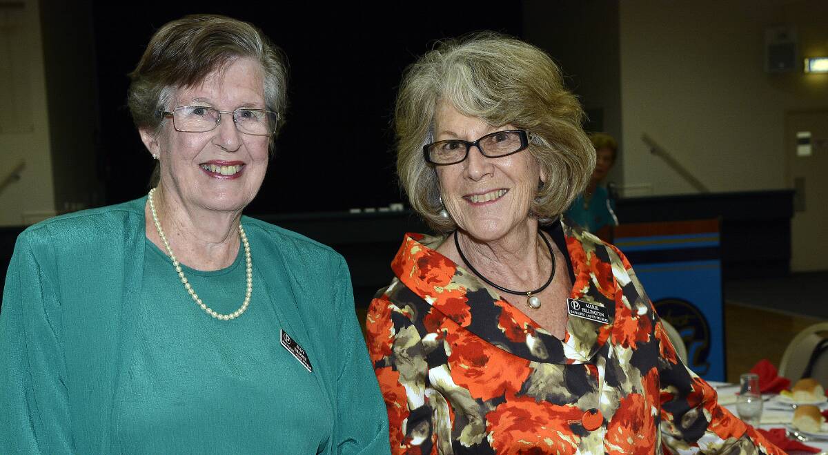SNAPPED: Probus Club of Bathurst changeover dinner. Juby Brooks and Marie Billington.