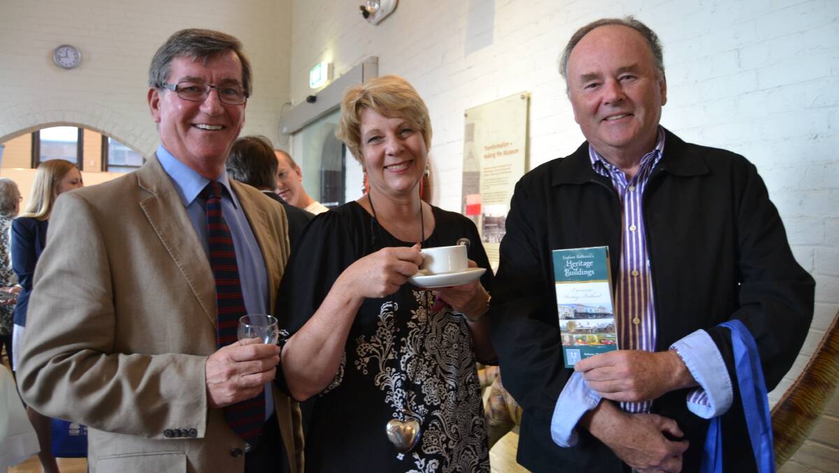 SNAPPED: The mineral map of Bathurst launch at the Australian Fossil and
Mineral Museum. Mayor Gary Rush, Central West NSW Tourism and Amazing Bathurst’s Christine Le Fevre and Bathurst Heritage Network’s Sandy Bathgate.