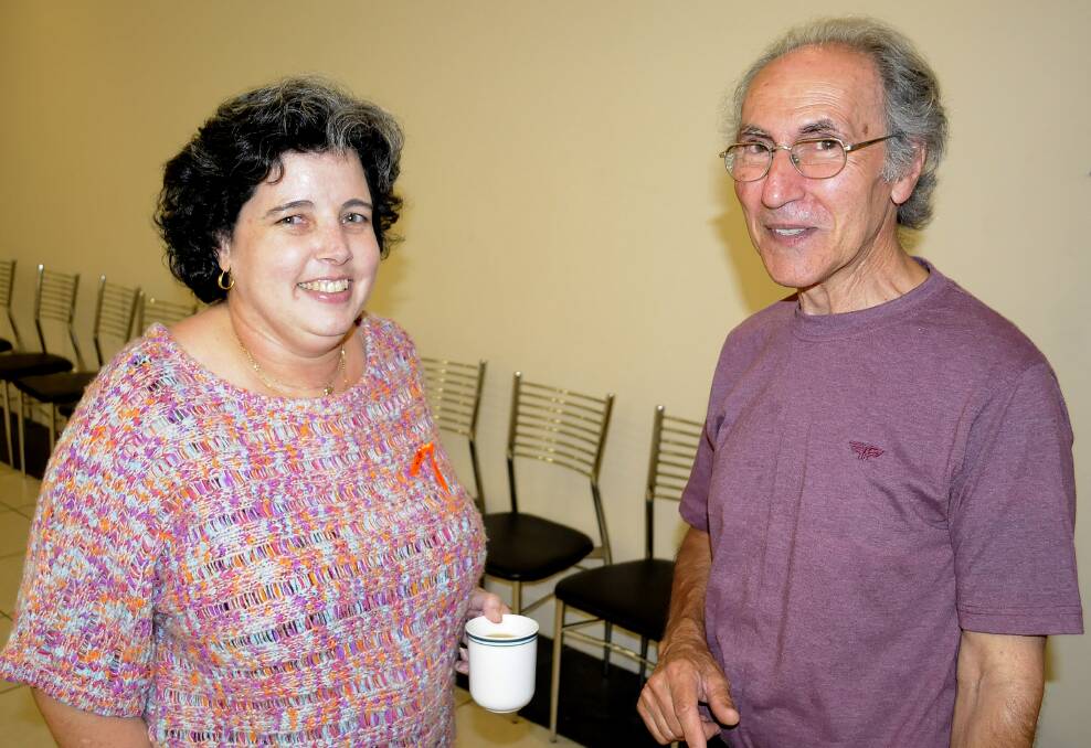 OUT AND ABOUT: Thelma Carvalho and Keith Manning celebrating Harmony Day. 