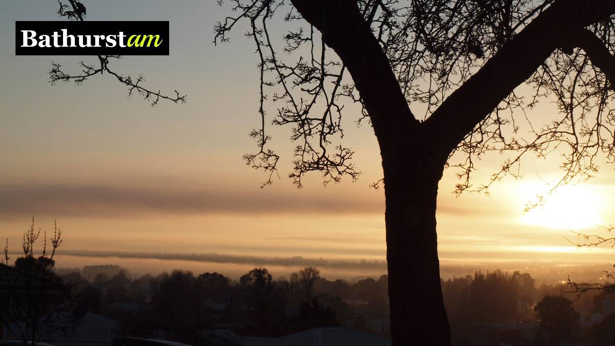Today's photo was sent in by Marta Wantenaar. She says, "it was a foggy morning looking over Bathurst from our front garden in South Bathurst on Tuesday". If you have a photo you would like to share email it to acoomans@fairfaxmedia.com.au