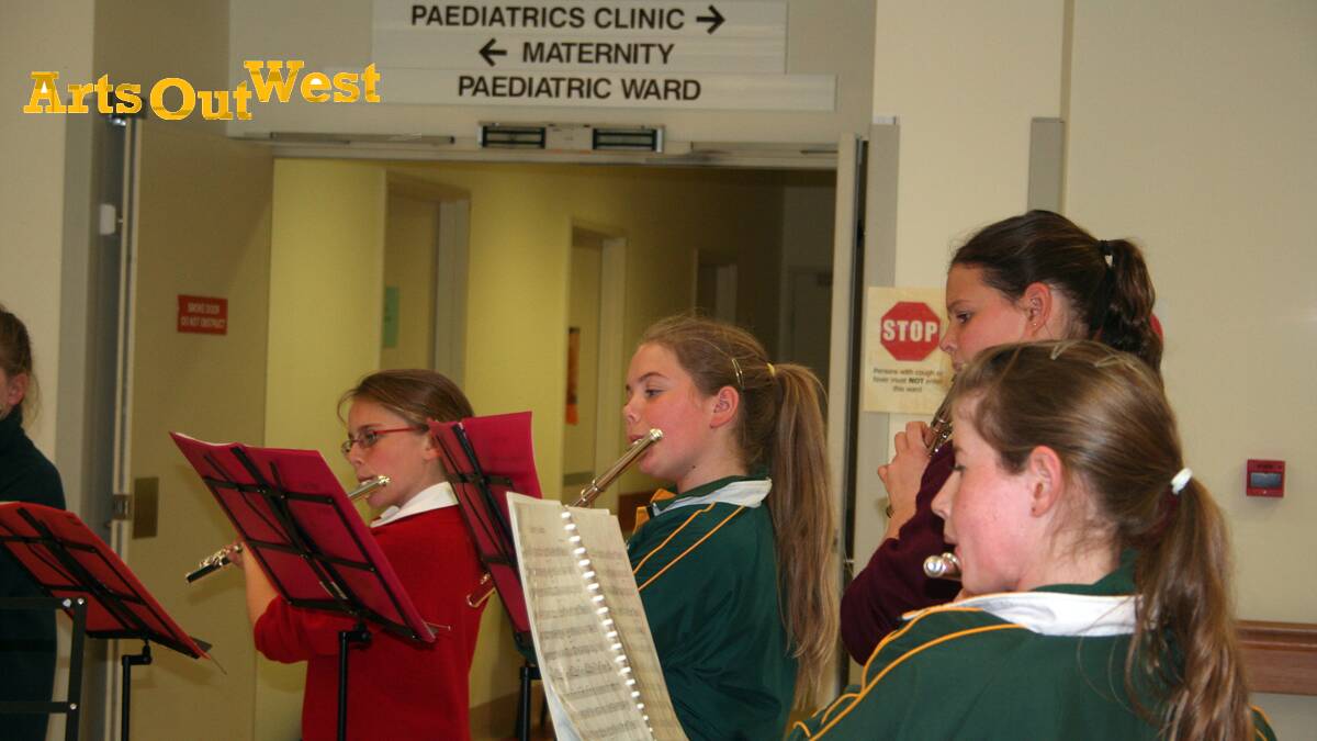 BAH Mitchell Conservatorium students perform in the hospital in 2010