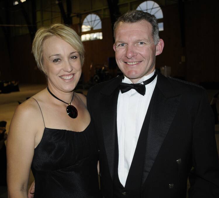 SNAPPED: The inaugural Bathurst ‘Net’ Ball. Kate and James McLaren. 032214cnetb1