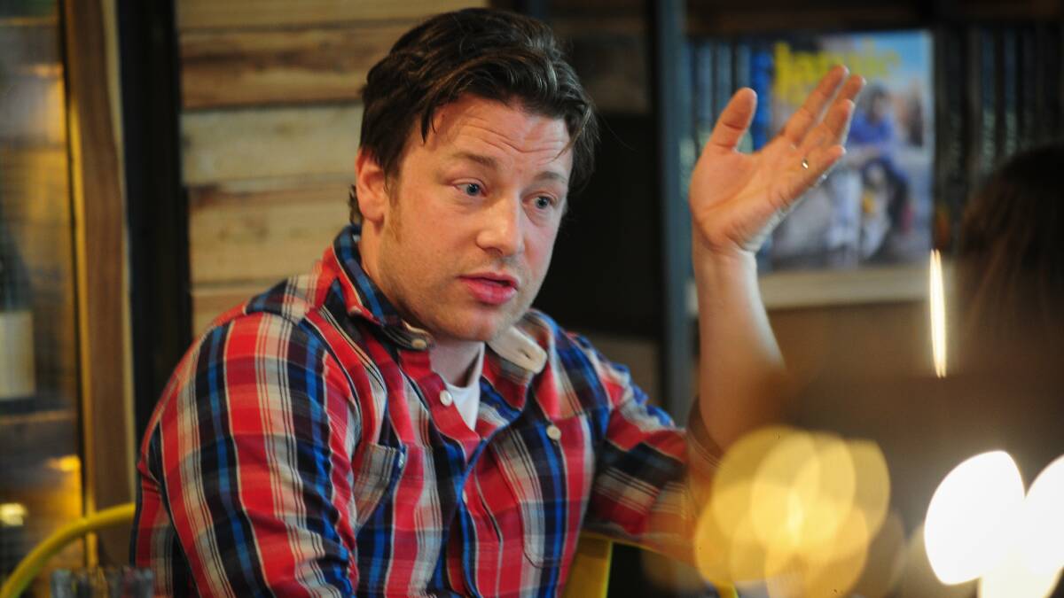 Celebrity chef Jamie Oliver.