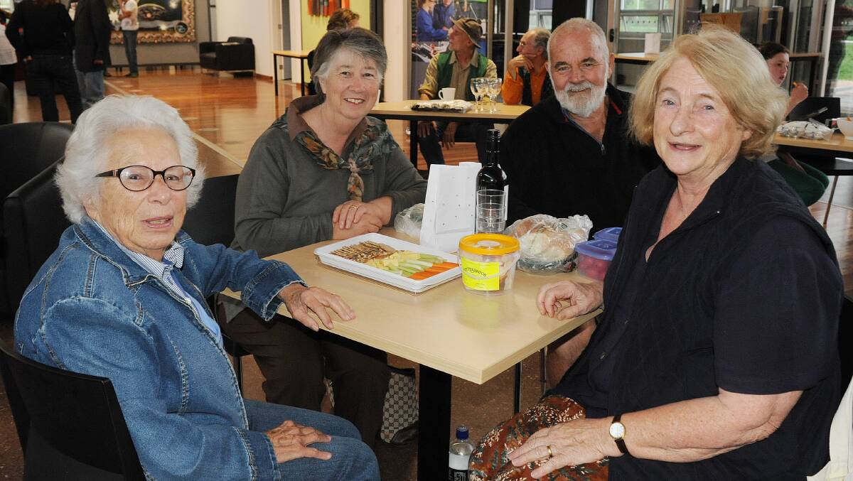 OUT AND ABOUT: Eva Engleman, Pat and Michael Cutts, and Margaret Smith at the Flannery Centre twilight concert.