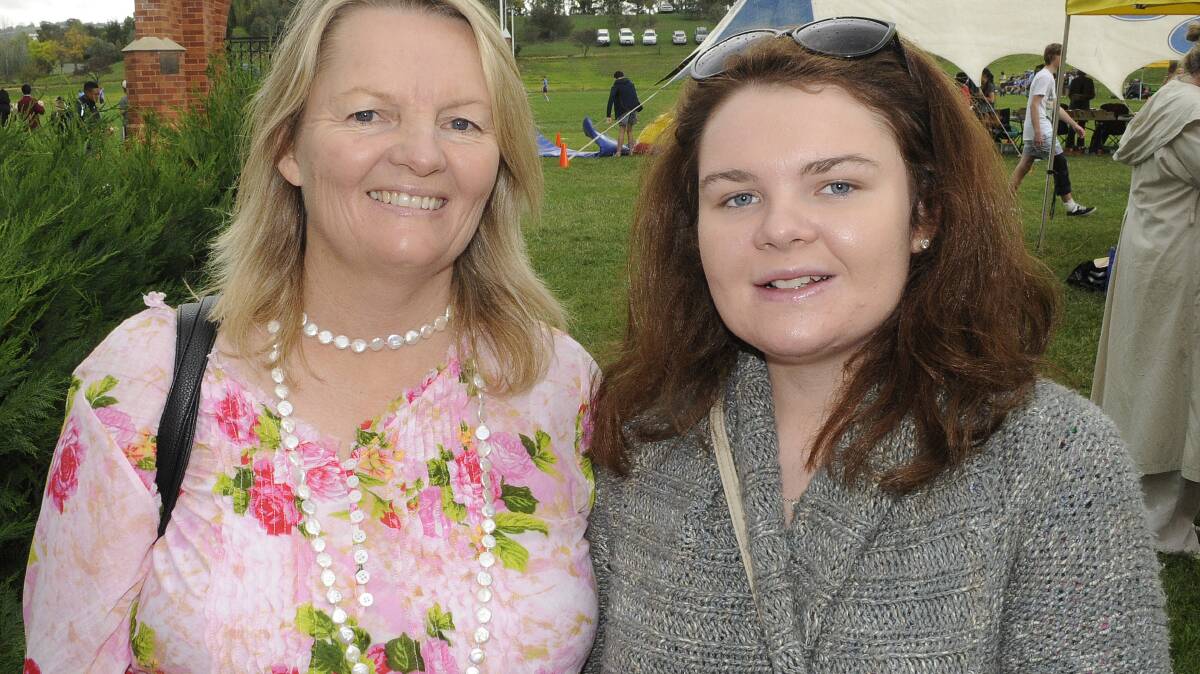 SNAPPED: Stannies’ Autumn Fair and Open Day.  Debbie and Emily Ciesiolka.