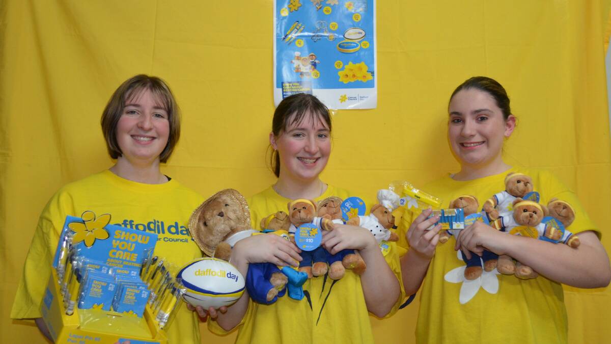 The Benham sisters are ready to support the Cancer Council's Daffodil Day fundraiser tomorrow.