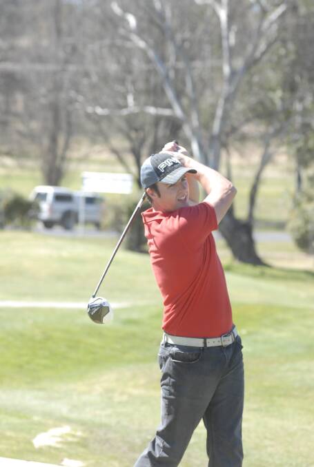ON DEBUT: Ben Cummings will be a member of the Bathurst side that faces Cowra in Sunday’s opening round of the CWDGA division one pennants at Duntryleague. Photo: CHRIS SEABROOK 	090612cgolf2