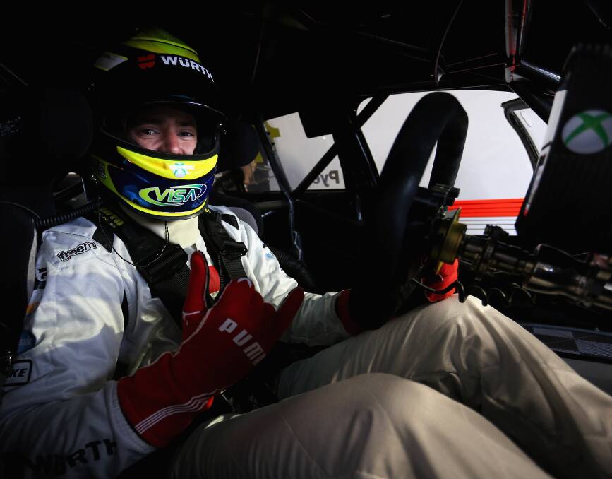 RULED OUT: An alteration to the driver ranking system means V8 Supercars talent Scott Pye will no longer be able to compete at next month’s Bathurst 12 Hour. Photo: GETTY IMAGES	 012216scottpye