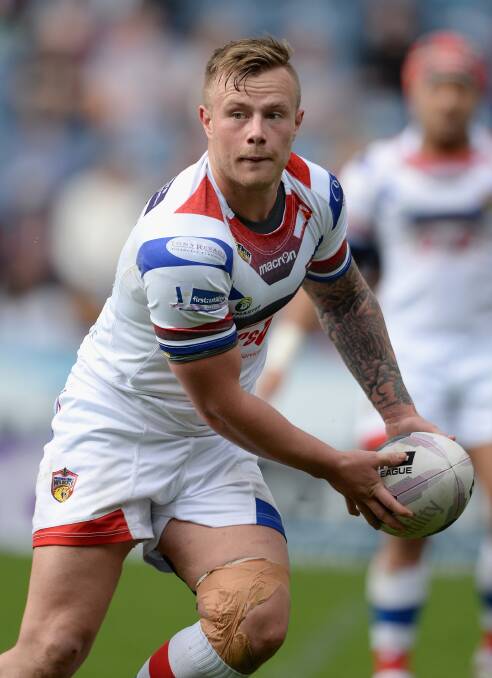 NEW CLUB, NEW COMPETITION: Bathurst half Harry Siejka, pictured in action with the Wakefield Trinity Wildcats this year, has made the jump across to the Bradford Bulls for the upcoming Championship season. Photo: GETTY IMAGES 092314siejka