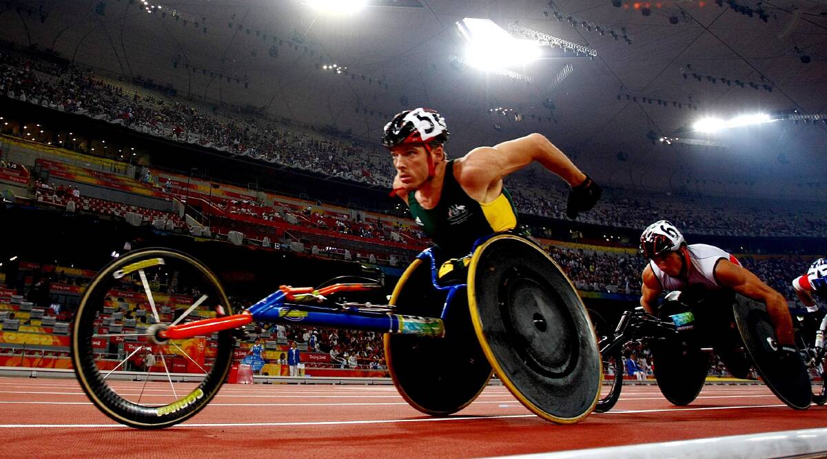 ON A MISSION: Carcoar’s Kurt Fearnley is hoping to win tomorrow’s men’s 1,500m final at the International Paralympic Committee World Championships, the event acting as part of his build up for next year’s Paralympic Games. Photo: GETTY IMAGES 	060712kurt