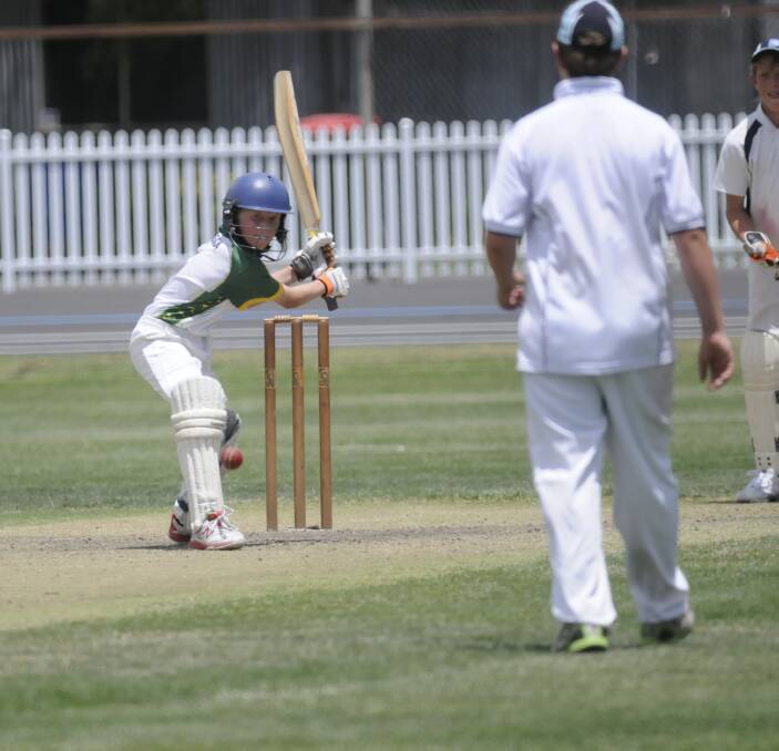 NEXT LEVEL: Sam Hall has been named in the Western-Riverina Kangaroos under 13s squad while his fellow Bathurst under 14s players Nick Broes and Ben Mitchell have made the Kangaroos 14s team following that pair’s impressive effort at the Kookaburra Cup. Photo: CHRIS SEABROOK 	112314cu14s3
