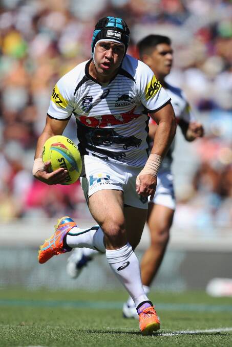 WE’RE COMING: Panthers playmaker Jamie Soward, who will be in Bathurst next weekend, is confident Penrith can make this year’s NRL grand final. Photo: GETTY IMAGES 	021814soward