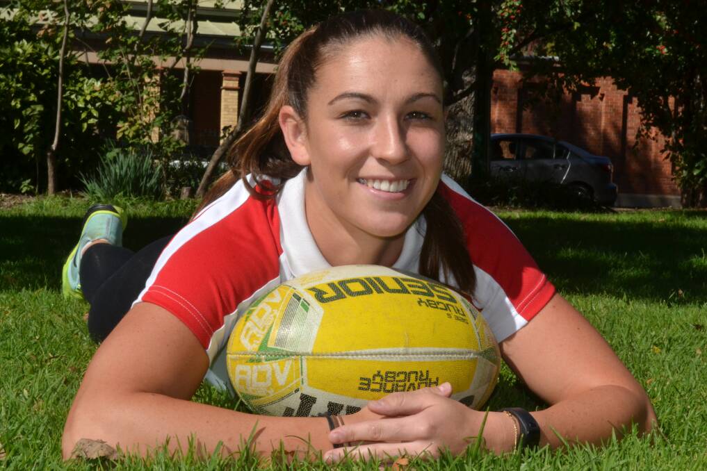 AUSSIE REPRESENTATIVE: Darcie Morrison will wear her nation’s colours at the World University Games later in the year. Photo: BRIAN WOOD 	042716footy3