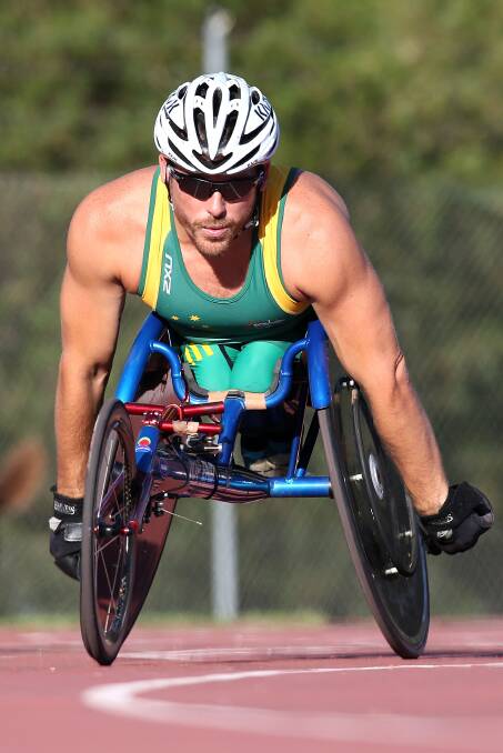 LEADER: Carcoar native Kurt Fearnley is co-captain of the Australian Paralympic team which will head to Rio later this year. Photo: GETTY IMAGES 	022916kurt