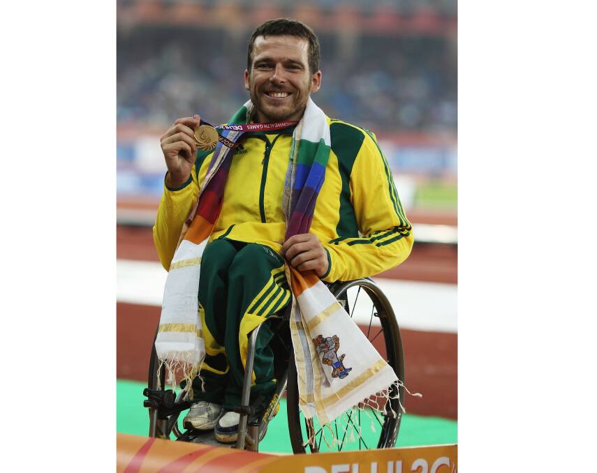 GOING FOR GOLD: Kurt Fearnley won Commonwealth Games gold four years ago and will be hoping to do the same in Glasgow. The 2014 Games start on Wednesday.