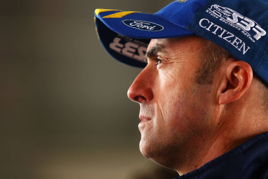 HE’S BACK: David Brabham drove a Ford in the 2011 Bathurst 1000, but next year when he returns to Mount Panorama he will be racing a Bentley in the 12 Hour. Photo: GETTY IMAGES 	111614brabham