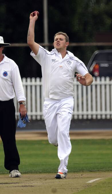 SIX OF THE BEST: Craig Hanrahan was in sparkling form for Colts on Saturday as he bagged 6-18 in his side’s rout of Blayney Bushrangers. Photo: PHILL MURRAY 	032313pcraig