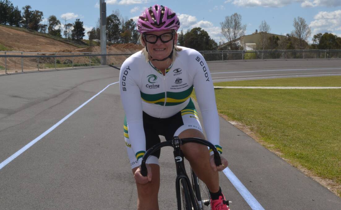 NAMESAKE: Bathurst’s world masters cycling champion Renee Covington will be honoured later this month with the running of the inaugural Renee Covington Cup. Photo: NADINE MORTON 092815nmrenee2