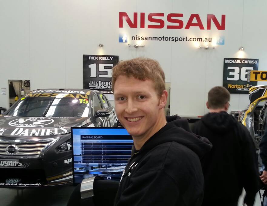 SIMULATION BECOMES REAL LIFE: Bathurst’s Dylan Gulson is headed to Silverstone next month where he will be attempting to earn the chance to become a professional race driver via Nissan’s Motorsport PlayStation GT Academy Australia competition. 	071514gulson