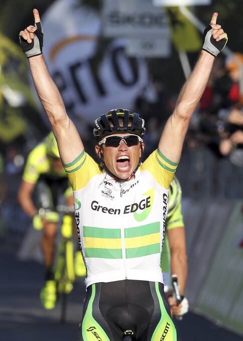 READY TO STRIKE: Australian cycling star Simon Gerrans is hoping to put a frustrating season behind him with a strong showing in this year's Tour de France