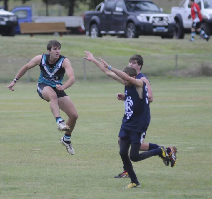 ON STANDBY: Bushrangers player Jack Allars is part of an extended squad for the Central West AFL as they take on Northern Riverina tomorrow. Photo: CHRIS SEABROOK 	050314cafl3a