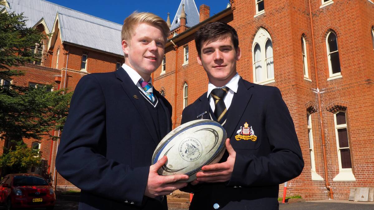 JUNIOR TALENT: Jack Veitch and Josh Hardie will be journeying to the under 16s invitational tournament in October after being named in the NSW All Schools side. Photo: ZENIO LAPKA 	072814zstannies