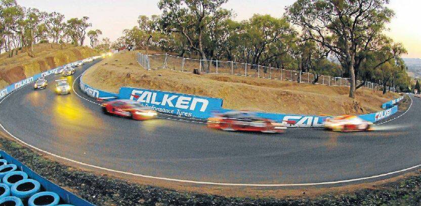 RACING ALONG: Numbers for the 2015 Bathurst 12 Hour have already topped the 2014 figure, leading to a relaxation of the grid restrictions. Photo: ZENIO LAPKA 020914zmoly3