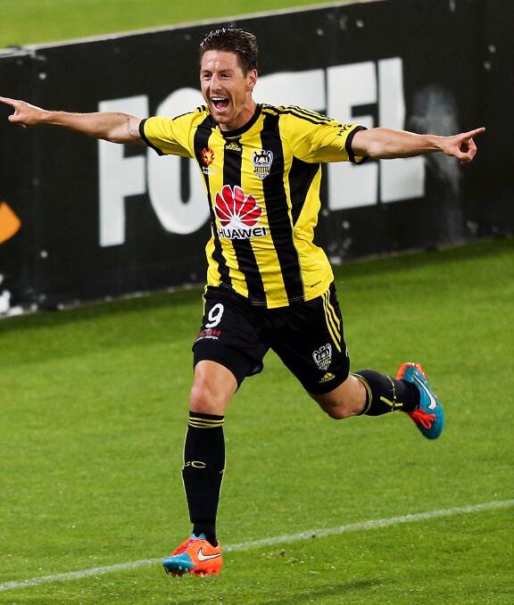 ON THE MOVE: He was the star for Wellington Phoenix last season, but Blayney native Nathan Burns will not play out the second year of his contract with the A-League club. He has signed with J-League club FC Tokyo