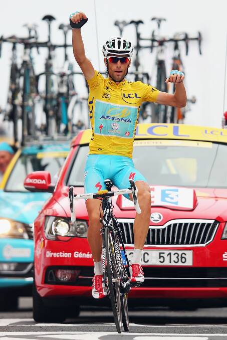 DEFENDING CHAMPION: Vincenzo Nibali won the 2014 edition of the Tour de France and will be hoping to snare another yellow jersey this year. Photo: GETTY IMAGES