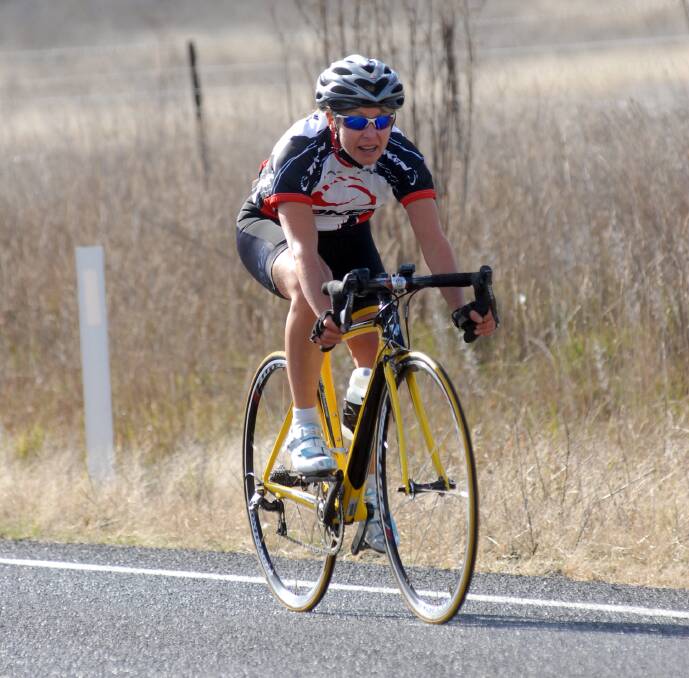 BIG WEEKEND: Jill Harris will form part of a strong Bathurst Cycling Club contingent which will compete in this weekend’s NSW Masters Road Cycling Championships in Orange and Molong. Photo: PHILL MURRAY 	0607pjill