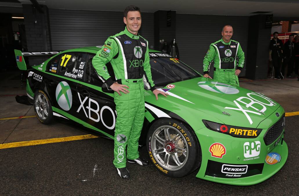 DREAM TEAM: Scott Pye (left) is delighted to be paired with one of his motor sport idols, Marcos Ambrose (right), for this year’s Bathurst 1000.